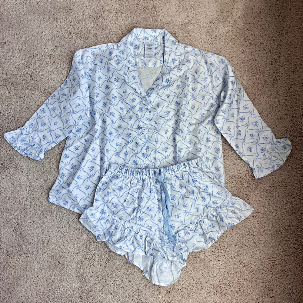 NEW LoveShackFancy x PBTeen sateen pajama set